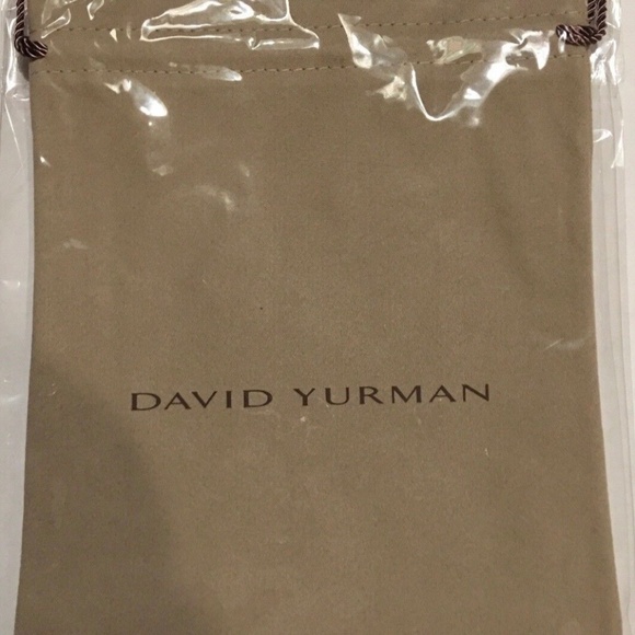 David Yurman Brand New Extra Large 6" by 8" Suede Jewelry Pouch - Picture 1 of 2